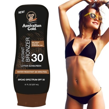 Лосьон для загара Australian Gold с бронзатором и фильтром SPF30 237мл