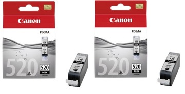 2x Tusz Canon czarny black PGI-520 19 ml