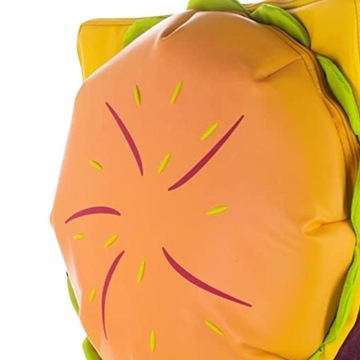 Plecak na co dzień z PU Hamburger Casual Cheeseburger
