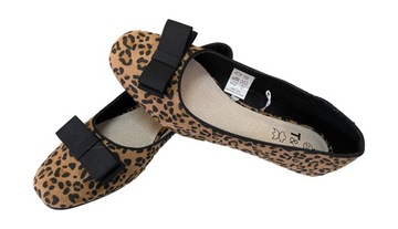 BUTY BALERINY DAMSKIE kokarda PANTERKA *38