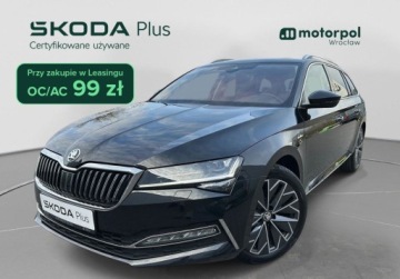 Skoda Superb III Kombi Facelifting 2.0 TDI SCR 200KM 2024 Skoda Superb LaurinKlement, Hak, CANTON, ACC, DCC, GPS, Fotel z pamiecia i