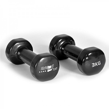 Hantle gumowane Christopeit Sport 2x 3 kg 2 szt.