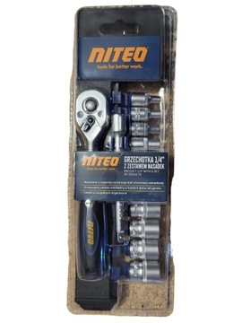 GRZECHOTKA 1/4 zestaw nasadek Z NASADKAMI NITEO 14DR0202-23