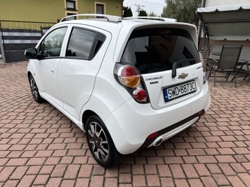 Chevrolet Spark II Hatchback 1.0L DOHC 68KM 2011 Chevrolet Spark TYLKO 126tyśkm! 1WŁ 1.0b ORYGINAŁ LAKIER 2011r LT SKÓRY!, zdjęcie 4