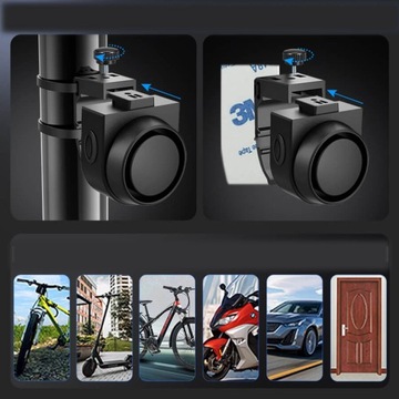 БЕСПРОВОДНАЯ СИГНАЛИЗАЦИЯ ВЕЛОСИПЕДА, USB-СИГНАЛИЗАЦИЯ ВЕЛОСИПЕДА, ГРОМКАЯ СИГНАЛИЗАЦИЯ МОТОЦИКЛА