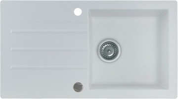 Zlewozmywak KERNAU KGS A 50 1B1D Pure White