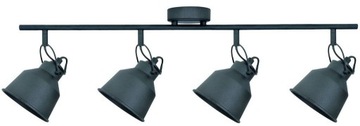 Lampa sufitowa ścienna żyrandol okrągła spot loft - styl industrialny.