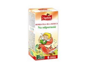 HERBATKA DLA DZIECI - DZIKA RÓŻA I ROKITNIK PO 9 MIESIĄCU BIO (20 x 1,5 g)