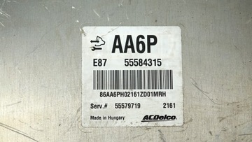 JEDNOTKA MOTORU OPEL ASTRA 4 IV J 1.7 CDTI 55584315 55579719 AA6P E87