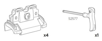 THULE Kit 184025 автомобильный монтажный комплект