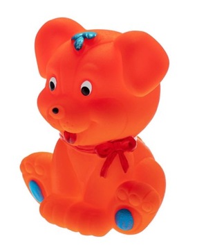 GUMOWE ZWIERZĄTKA + PIŁKA DO KĄPIELI HENCZ TOYS