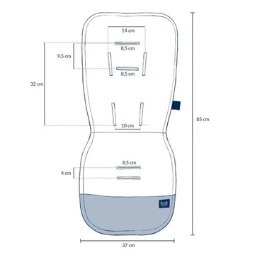 ВСТАВКА ДЛЯ КОЛЯСКИ LA MILLOU УНИВЕРСАЛЬНАЯ ДЖЕРСИ