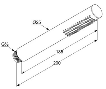 KLUDI NOVA FONTE ХРОМНЫЕ ДУШЕВЫЕ РУЧКИ
