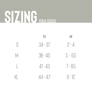 Нескользящие носки для йоги myga Grip 41-43