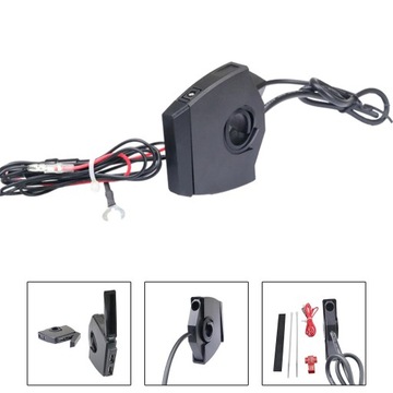 Зарядное устройство для мотоцикла Автомобильное зарядное устройство Dual USB для смартфонов с газонокосилкой, лодкой