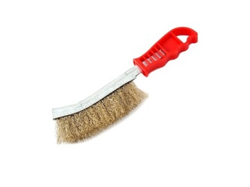 ЩЕТКА ИЗ ЛАТУННОЙ ПРОВОЛОКИ ДЛЯ ОЧИСТКИ Ржавчины, РУЧНАЯ