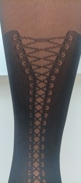 WZORY - POŃCZOCHY SAMONOŚNE 20 den rozmiar 6 \ 7