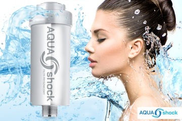 ФИЛЬТР ДЛЯ ВОДЫ ДЛЯ ДУША AQUA Shock ХРОМ Серебристый