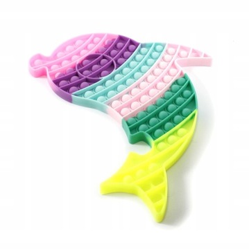 POP IT XXL PUSH BUBBLE ZABAWKA GNIOTEK DELFIN