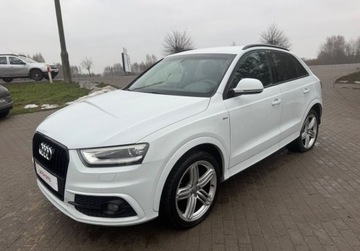 Audi Q3 I SUV 2.0 TDI 140KM 2013 Audi Q3 2.0 TDI 2013r S Line polskora xenon LED po oplatach 2.0, zdjęcie 2