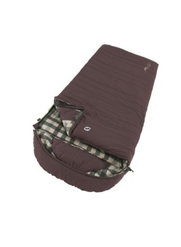 Śpiwór syntetyczny Outwell Camper Supreme (200 cm) - brown/brown