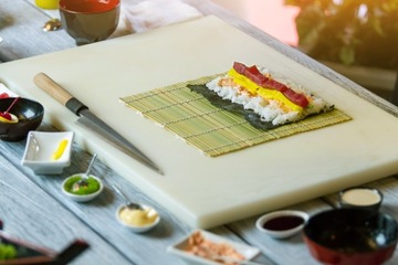 БАМБУКОВЫЙ КОВРИК для СУШИ из профессионального бамбука.