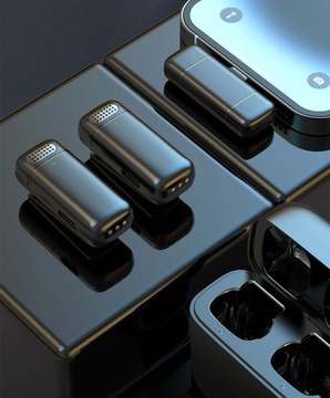 2 беспроводных петличных микрофона USB-C