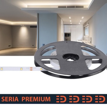 Taśma LED Premium 12V 30LED 2.7W/m 4500K 195lm Ra80 SMD2835