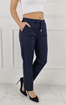 #ЭЛЕГАНТНЫЕ ЖЕНСКИЕ БРЮКИ - ДЛИННАЯ ЗАВЯЗКА Резинка