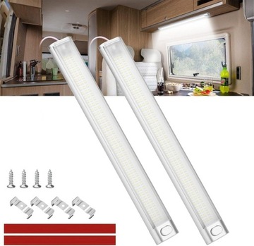 LAMPA LED OŚWIETLENIE WNĘTRZA SAMOCHODU 12V 2SZT