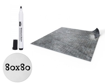 LOCH MATA ZMYWALNA WINYLOWA RPG 80x80 CM SIATKA KRATKA