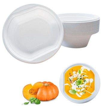 Miska flaczarka na zupę plastikowa 500 ml 50szt