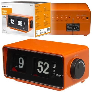 RADIOBUDZIK BUDZIK ZEGAREK RADIO w stylu RETRO PLL FM DENVER na prezent