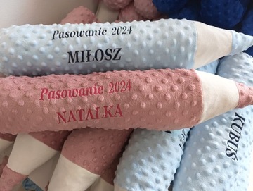 Ołówek poduszka kredka pasowanie ucznia