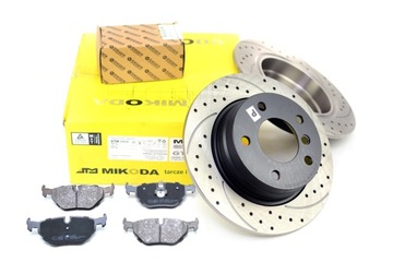 TUNINGOWE Tarcze 298mm + Klocki TYŁ BMW 5 E39