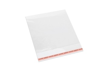 WORECZEK CELOFAN OPP + KLEJ 7x11+3 cm 2500 szt. !