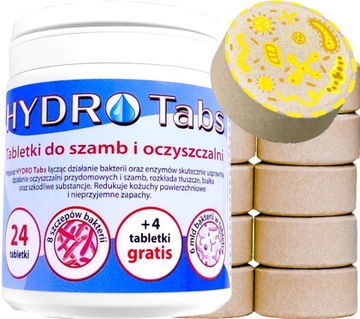 TABLETKI BAKTERIE DO SZAMBA WC 24+4 GRATIS NA ROK