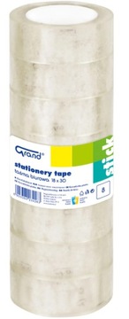 Taśma biurowa Grand 18 mm x 30 m 8 sztuk