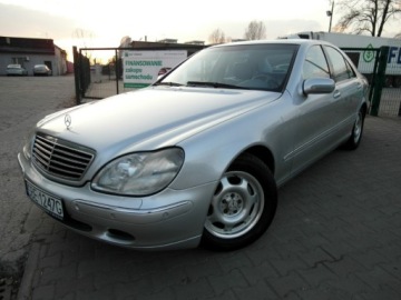 Mercedes Klasa S W220 Sedan 3.2 (320 CDI) 197KM 2002 Mercedes-Benz Klasa S Salon Polska Pelna opcja Niski przebieg 3.2 Diesel, zdjęcie 4