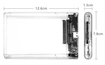 КАРМАННЫЙ КОРПУС ДЛЯ ЖЕСТКОГО НАКОПИТЕЛЯ SATA 2.5 КОРПУС USB 3.2 ПЕРЕДАЧА ДО 5 Гбит/с