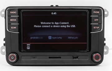 VW Radio RCD360 330 przewodowe AndroidAuto CarPlay MirrorLink OPS