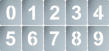 Постоянные шаблоны рисования 8 см набор