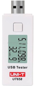 Tester gniazd USB, Uni-T, UT-658