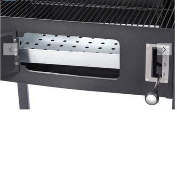 УГОЛЬНЫЙ ГРИЛЬ EL FUEGO OTTAWA S, 2 БОКОВЫЕ ПОЛКИ, РЕГУЛИРОВКА ОГНЯ, РЕШЕТКА!