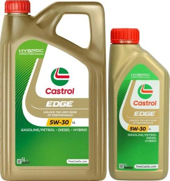 OLEJ SILNIKOWY CASTROL EDGE 5W30 LL 504.00/507.00 6L