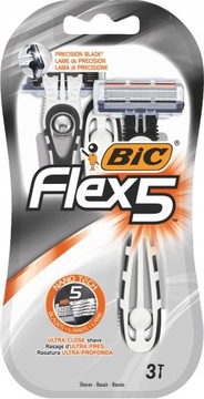 BIC Flex 5 golarki 3 szt.