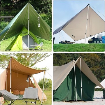 СТОЙКИ ДЛЯ БРЕЗЕНТА, ПРОЧНЫЕ СТОЙКИ ДЛЯ ЛОВУШЕК, 4 СТОЙКИ ДЛЯ ТЕНТА