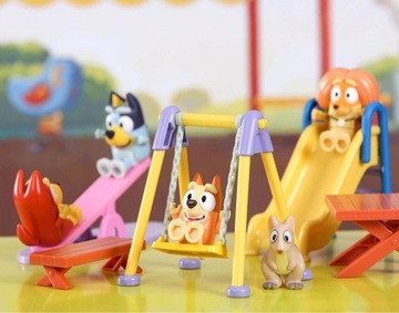 НАБОР ДЛЯ СОБАК BLUEY BINGO, ИГРОВАЯ ПЛОЩАДКА, ПАРКОВЫЕ КАЧЕЛИ, ГОРКИ, ФИГУРКИ