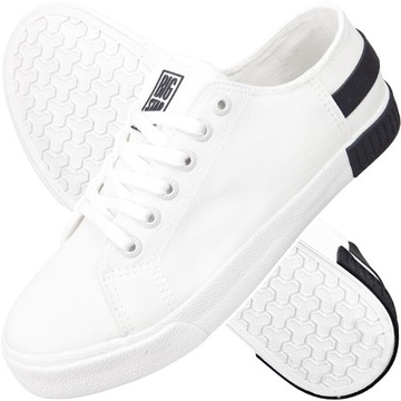 białe trampki damskie BIG STAR buty LL274039 stylowe tenisówki 39