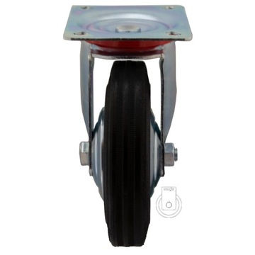 НАБОР ИЗ 4 ШТ. Полочная тележка WHEELS fi 160 13STGU160